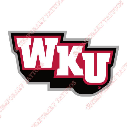 Western Kentucky Hilltoppers Customize Temporary Tattoos Stickers NO.6978